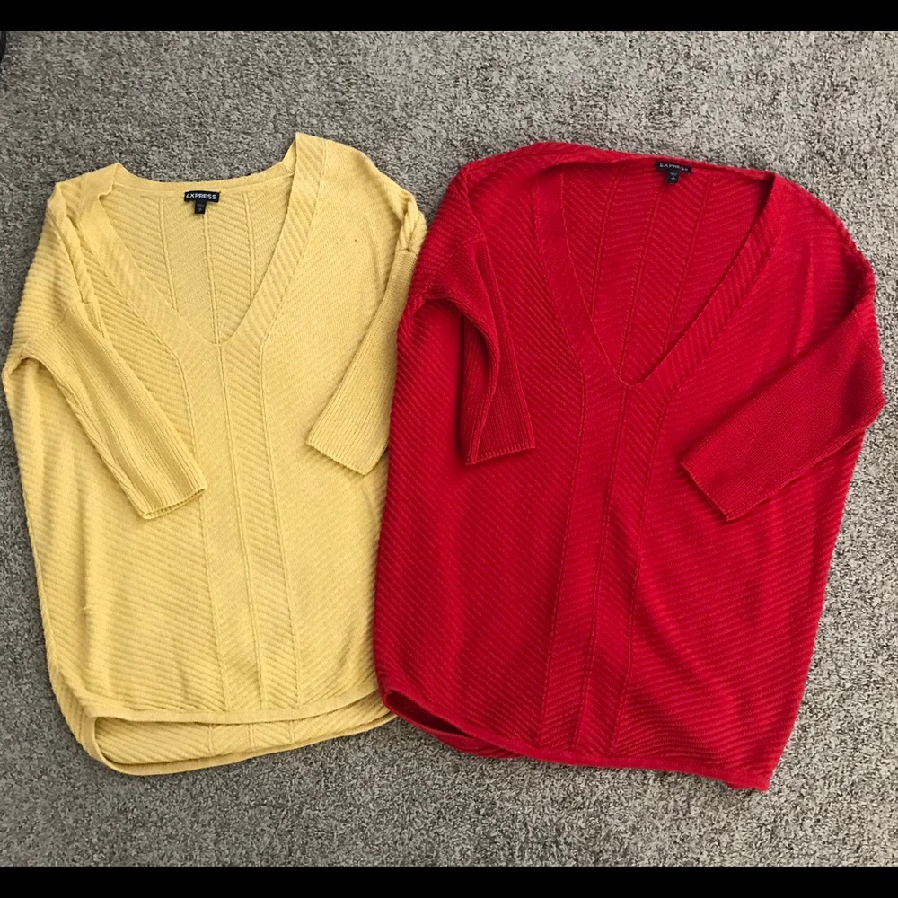 2 Express Sweaters Size S.